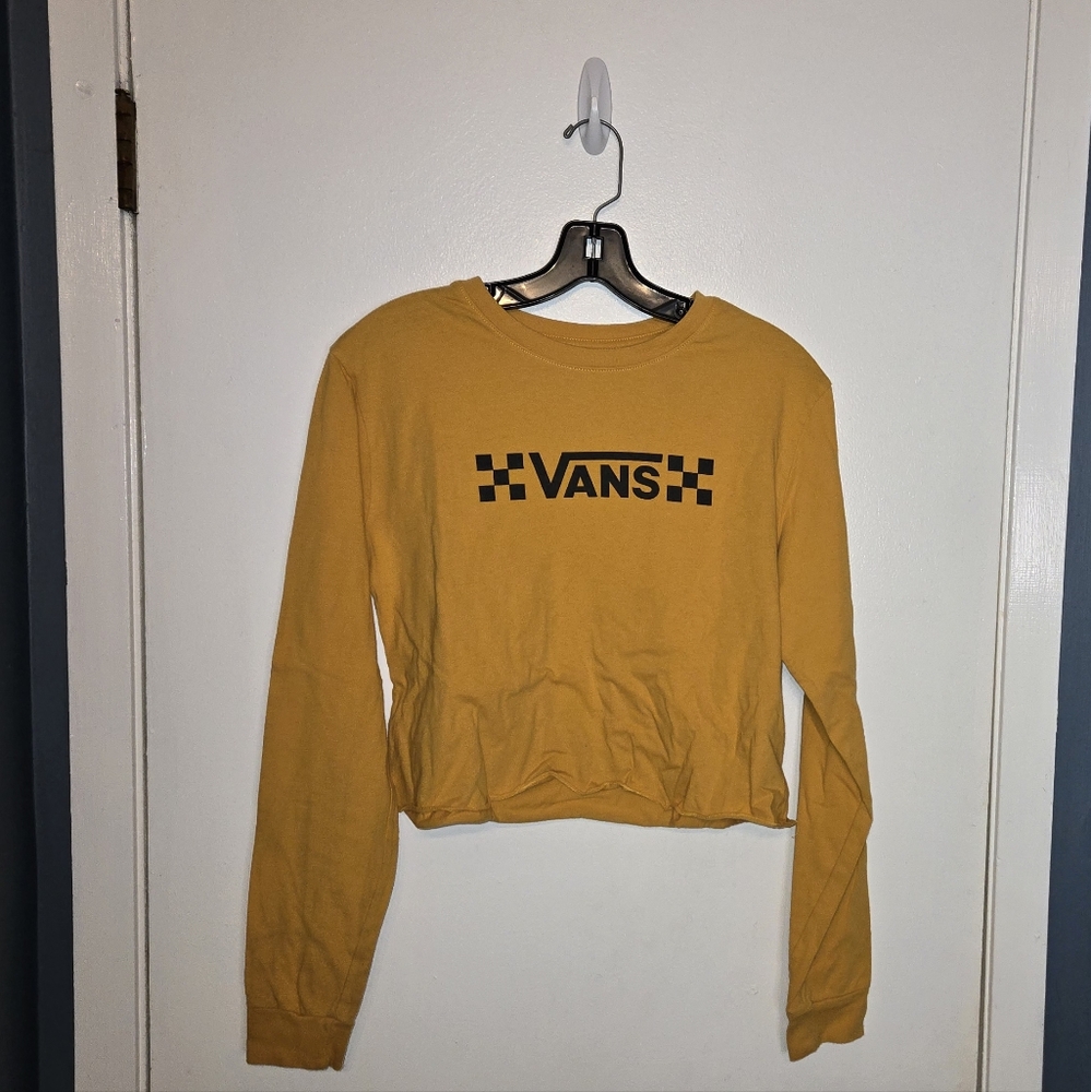 Vans Women's Mustard Long Sleeve Tee